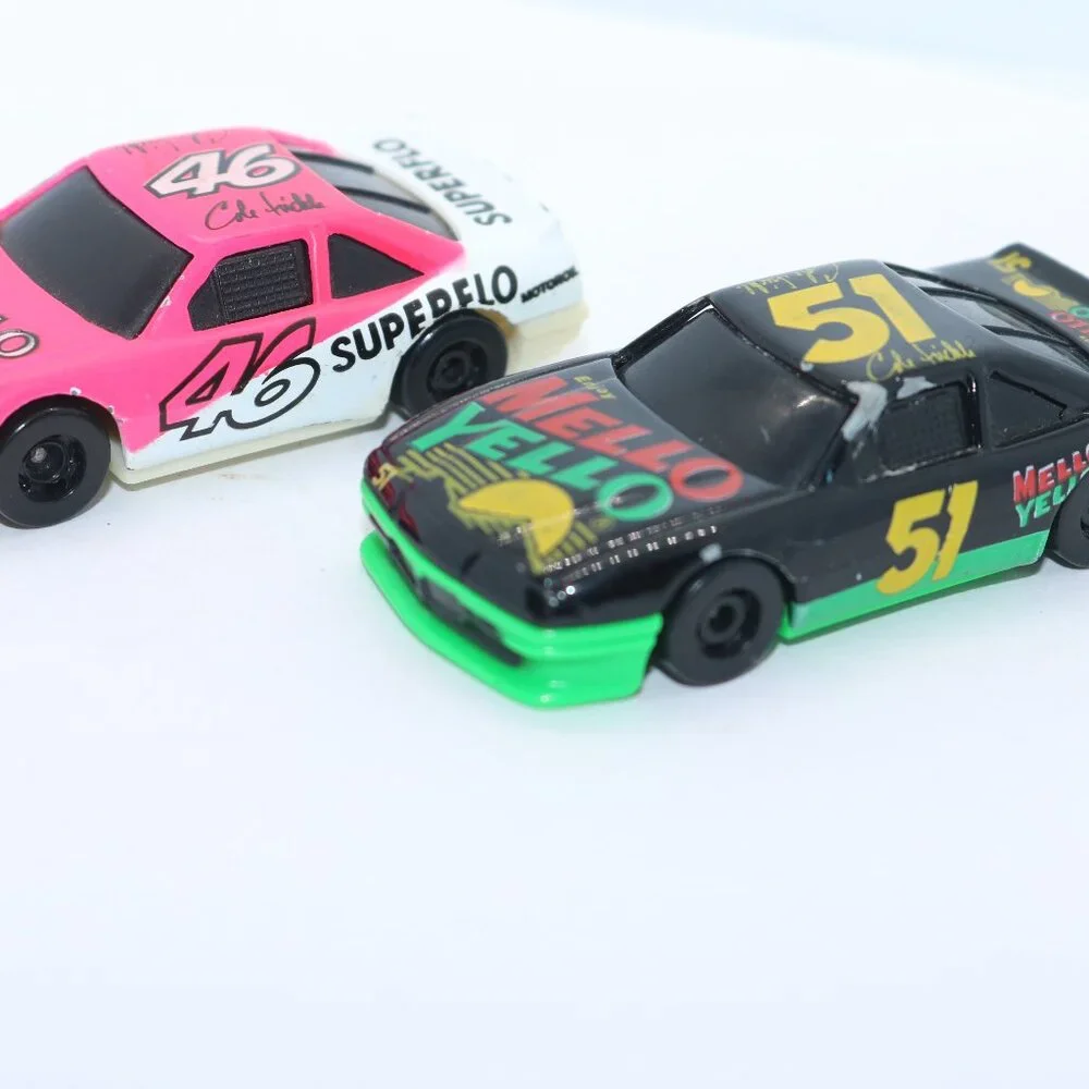 Applause toys Days of Thunder plastic cars lot of 2 Cole Trickle